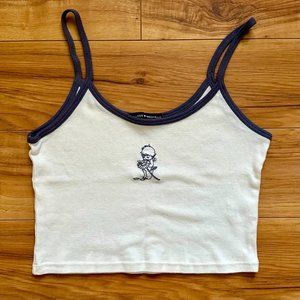 Brandy Melville Skylar Flower Boy Tank Top